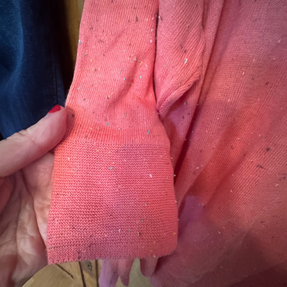 J. Jill Coral Pink Lightweight Tunic Sweater NWT 2X - Picture 6 of 9